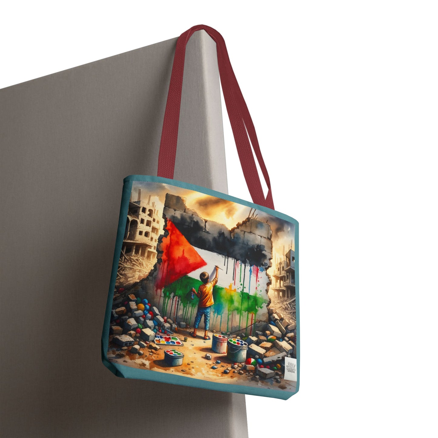 Bolso de hombro Tote — Palestine Paint