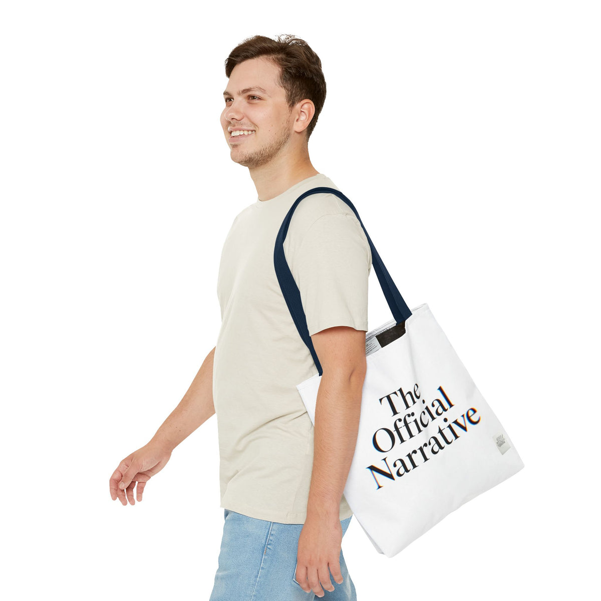Tote Sling Bag — The Official Narrative White