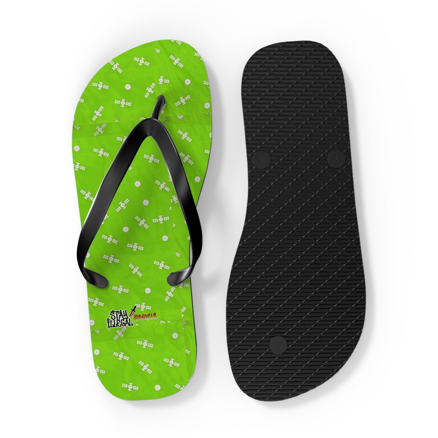 Satellite Flip Flops – Stay Illegal Satellite Lime