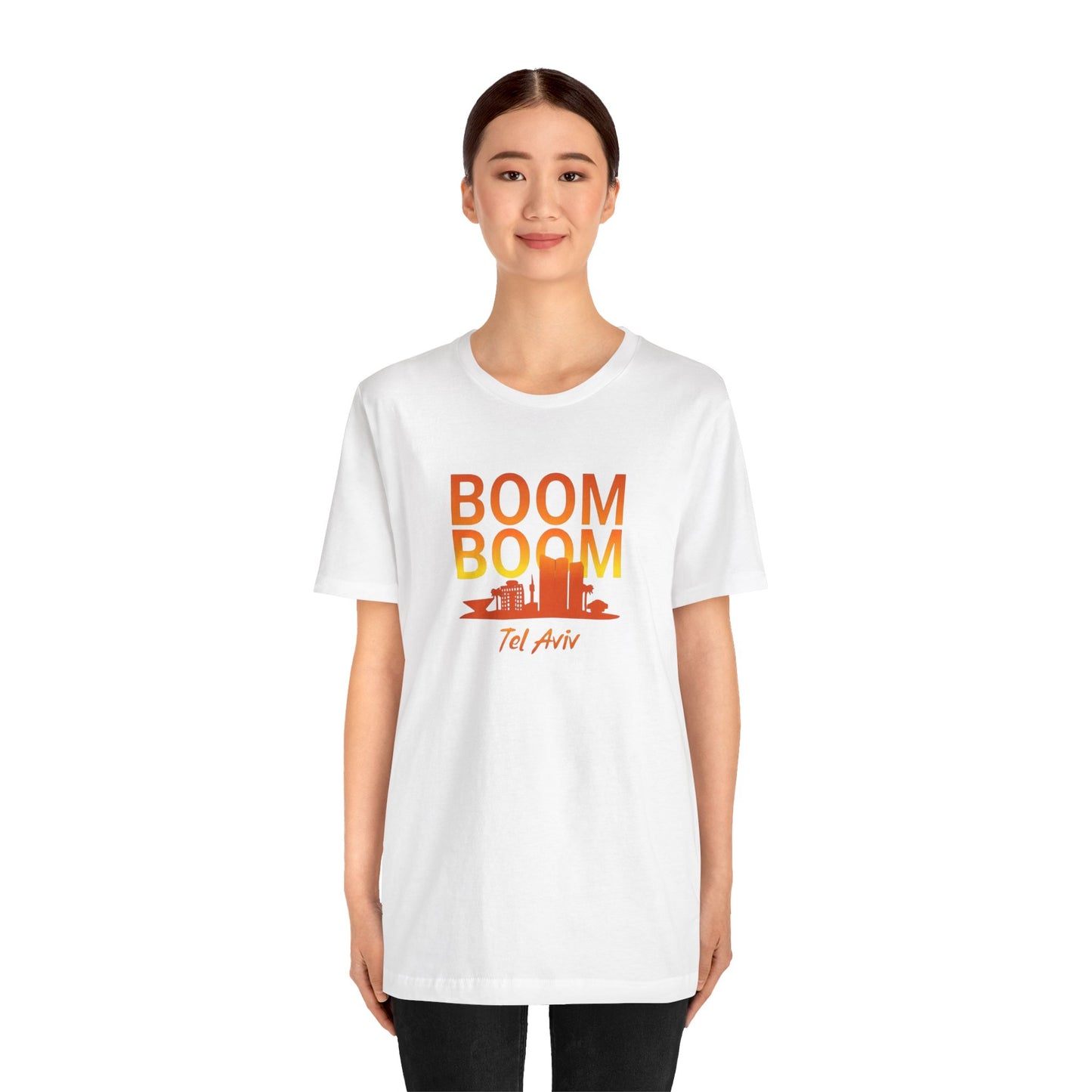 Propaganda T‑Shirt — BOOM BOOM Tel Aviv Skyline