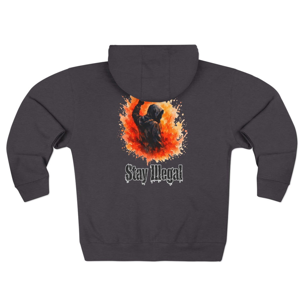 Hooded Rebel — Stay Illegal Zip Hoodie