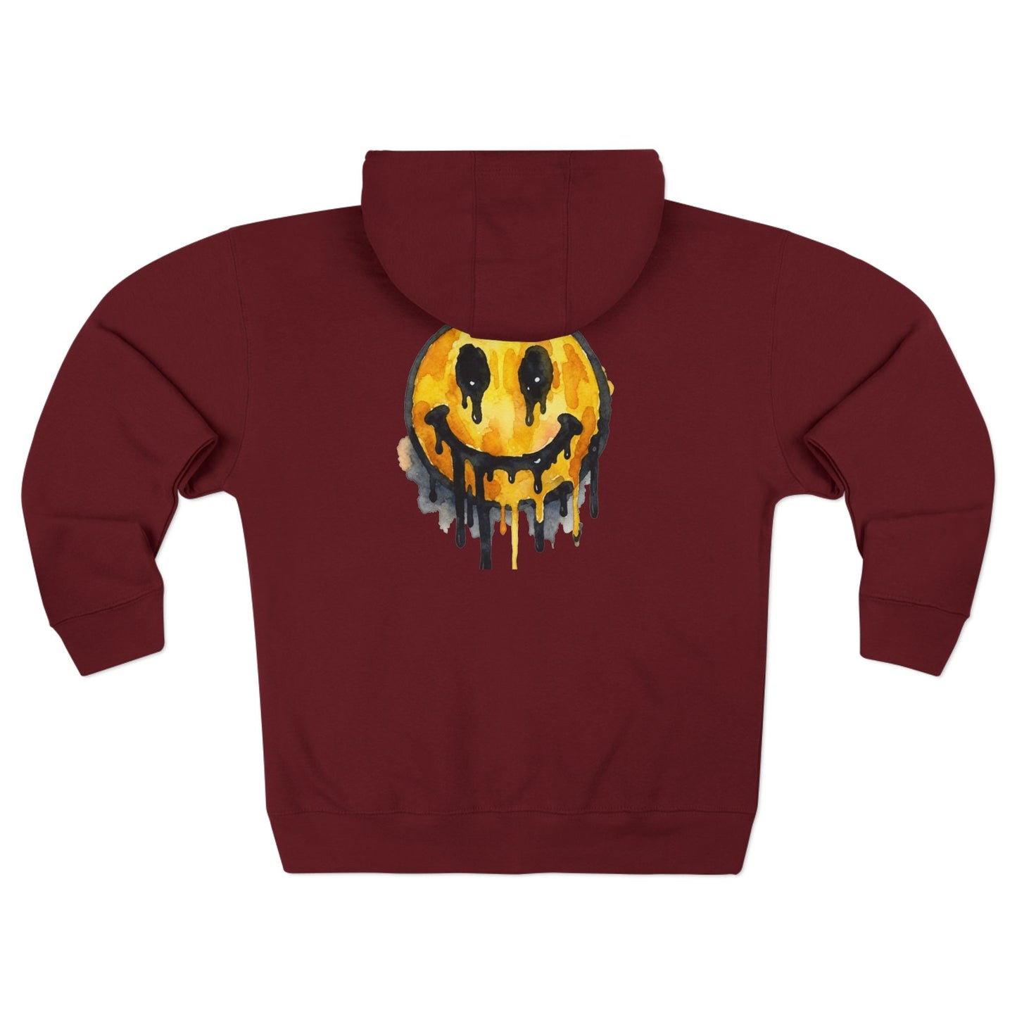 Smiley Drip Face Hoodie — Stay Illegal Zip Hoodie