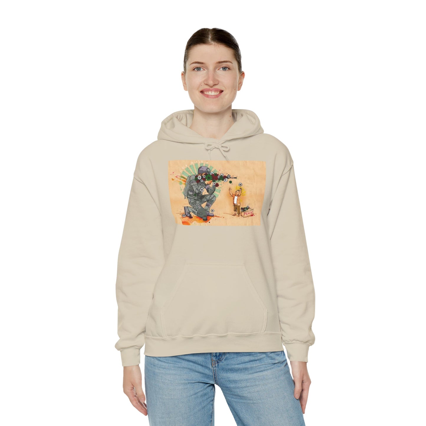 Stay Illegal Graffiti Hoodie - Flower Shooter
