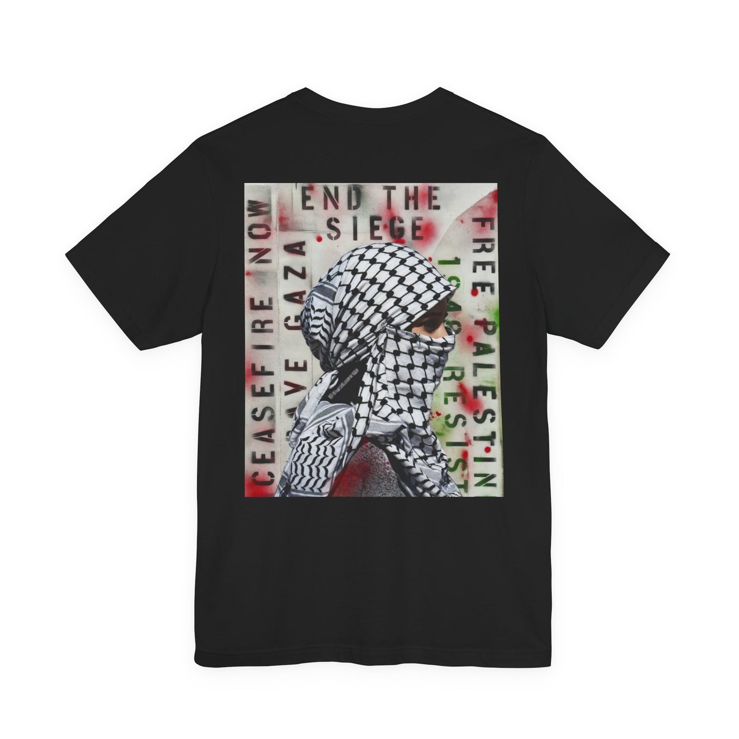 Black Collection T‑Shirt — Free Free Palestine