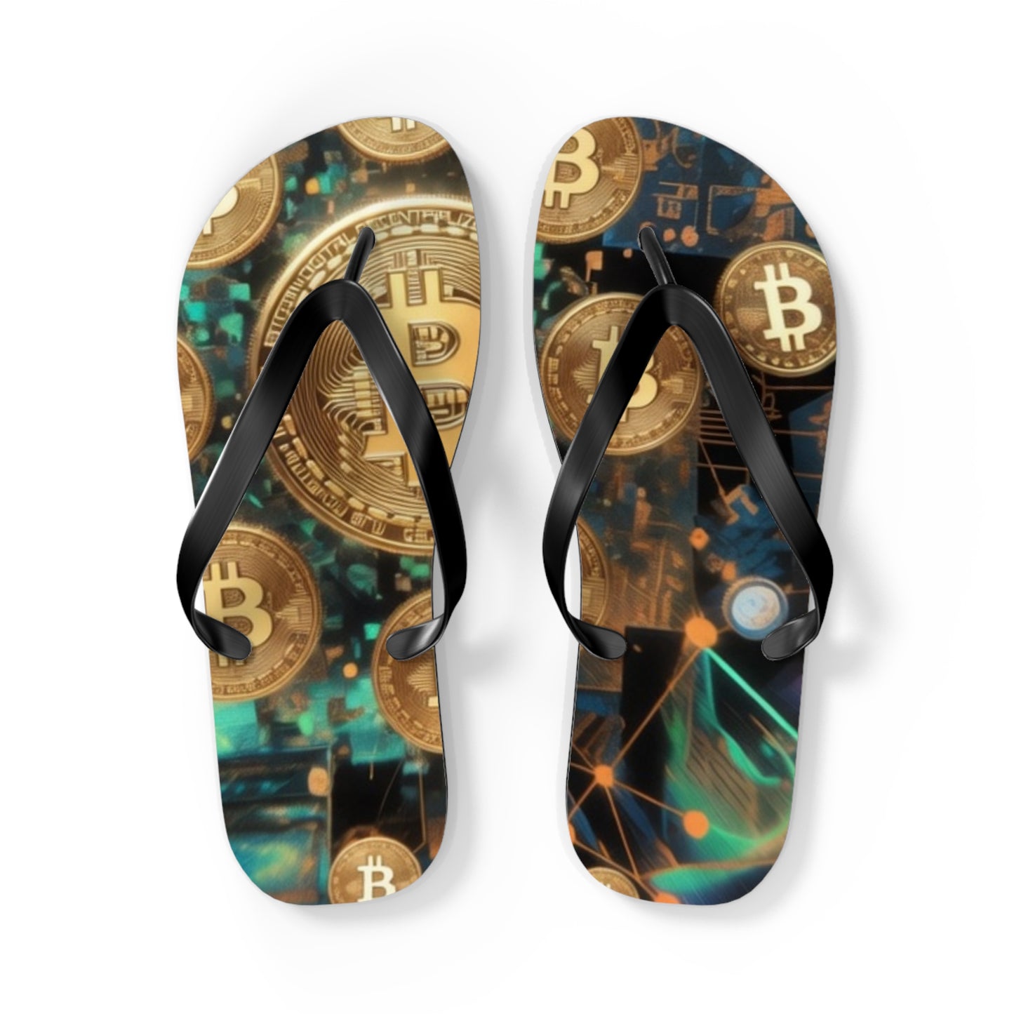 BitCoin Flip Flops – Financial Beach