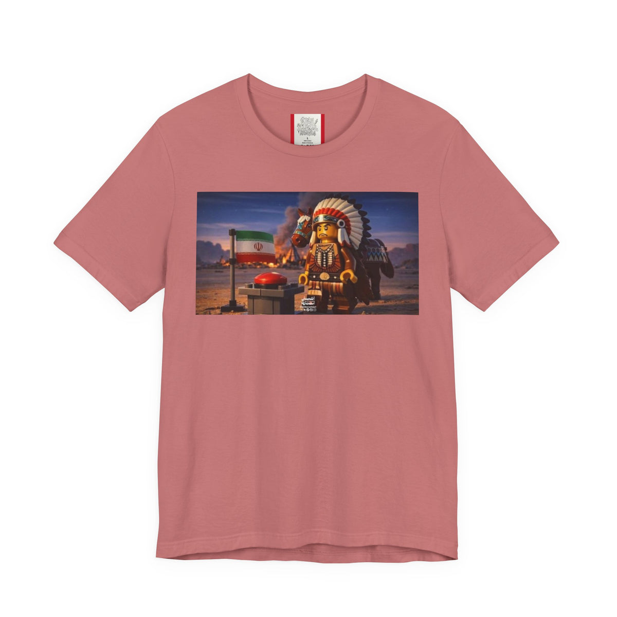 Propaganda T‑Shirt — IRAN LEGOS — USA Invaders