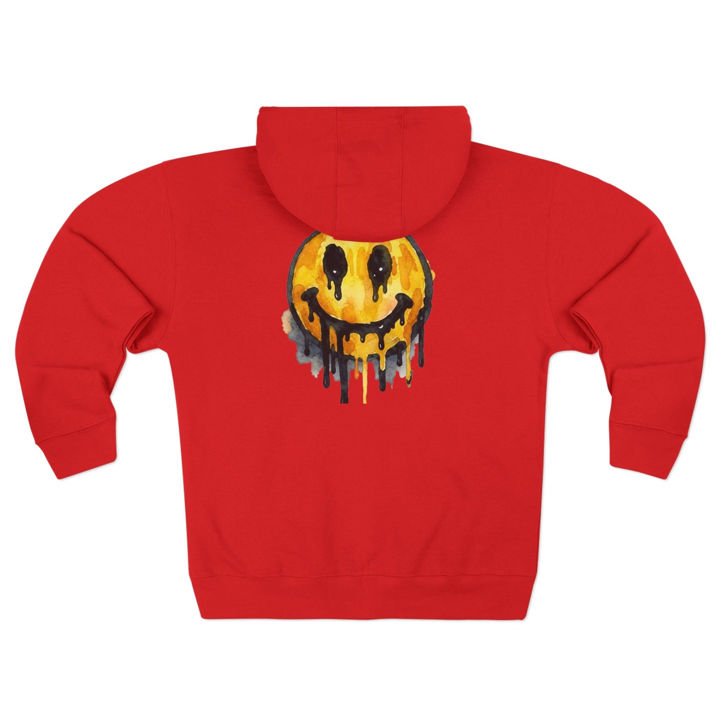 Smiley Drip Face Hoodie — Stay Illegal Zip Hoodie