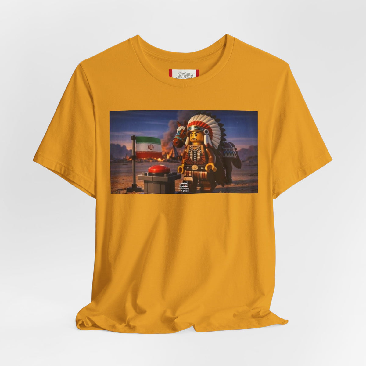 Propaganda T‑Shirt — IRAN LEGOS — USA Invaders