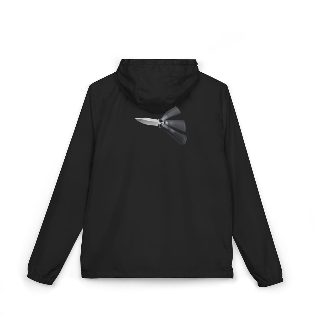 Windbreaker Jacket — Balisong Knife Graphic Uni-Sex Windbreaker