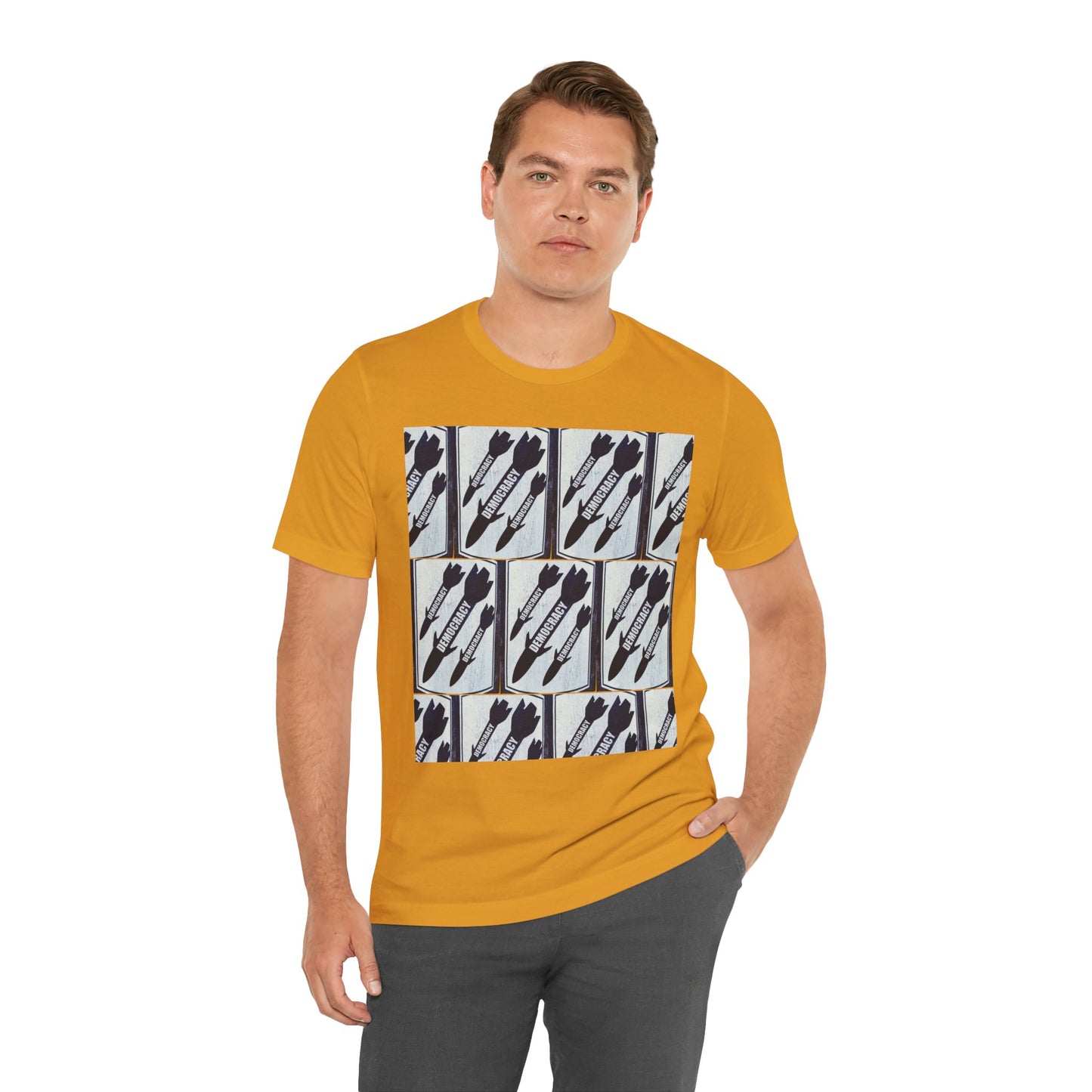 Protest T‑Shirt — DEMOCRATIC MISSILES