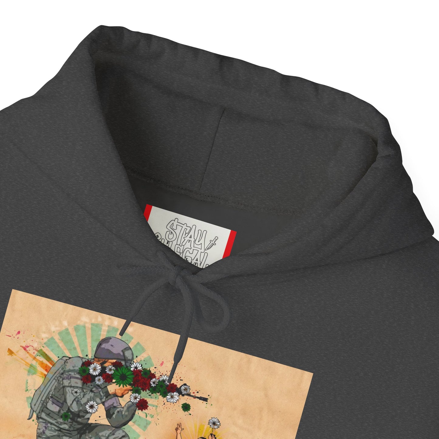 Stay Illegal Graffiti Hoodie - Flower Shooter
