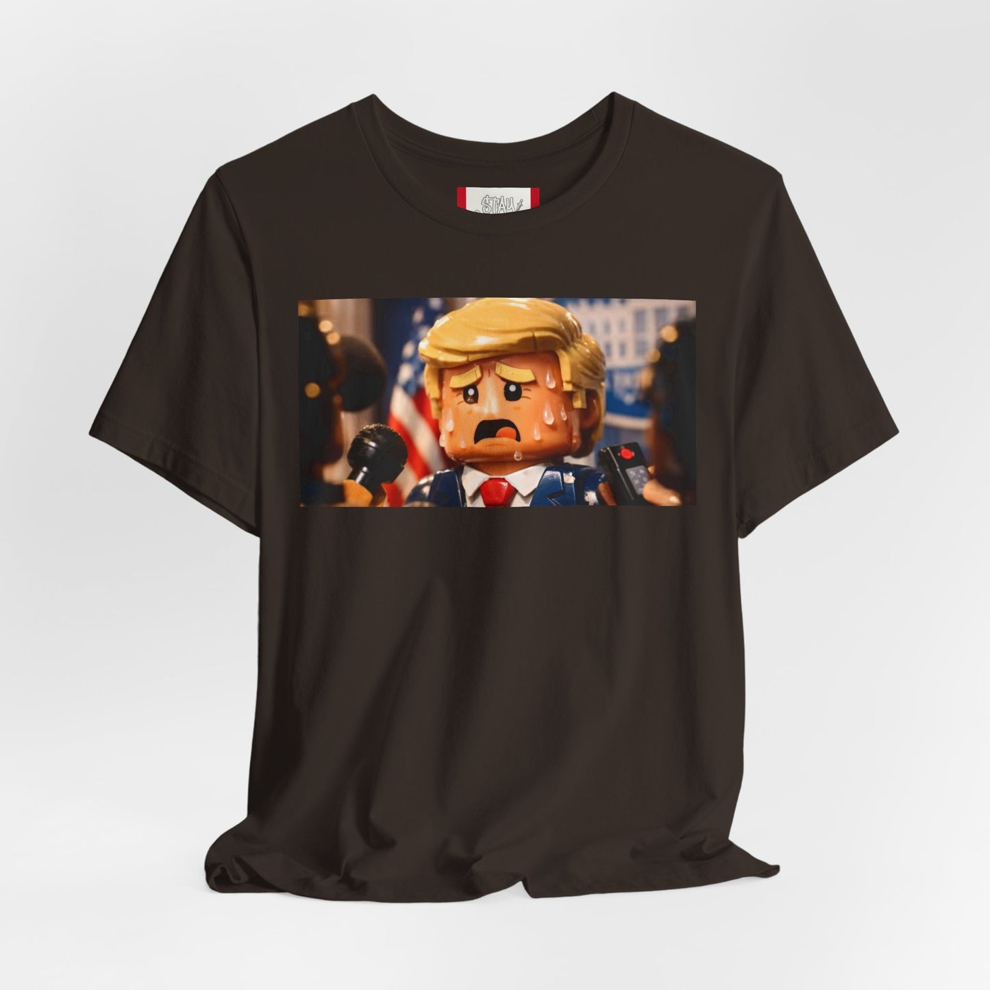 Propaganda T‑Shirt — IRAN LEGOS - Sweaty Trump
