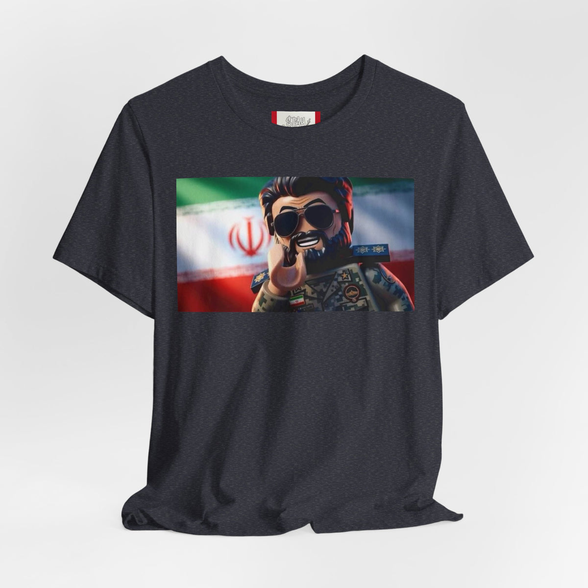 Propaganda T‑Shirt — IRAN LEGOS — IRGC Come Closer