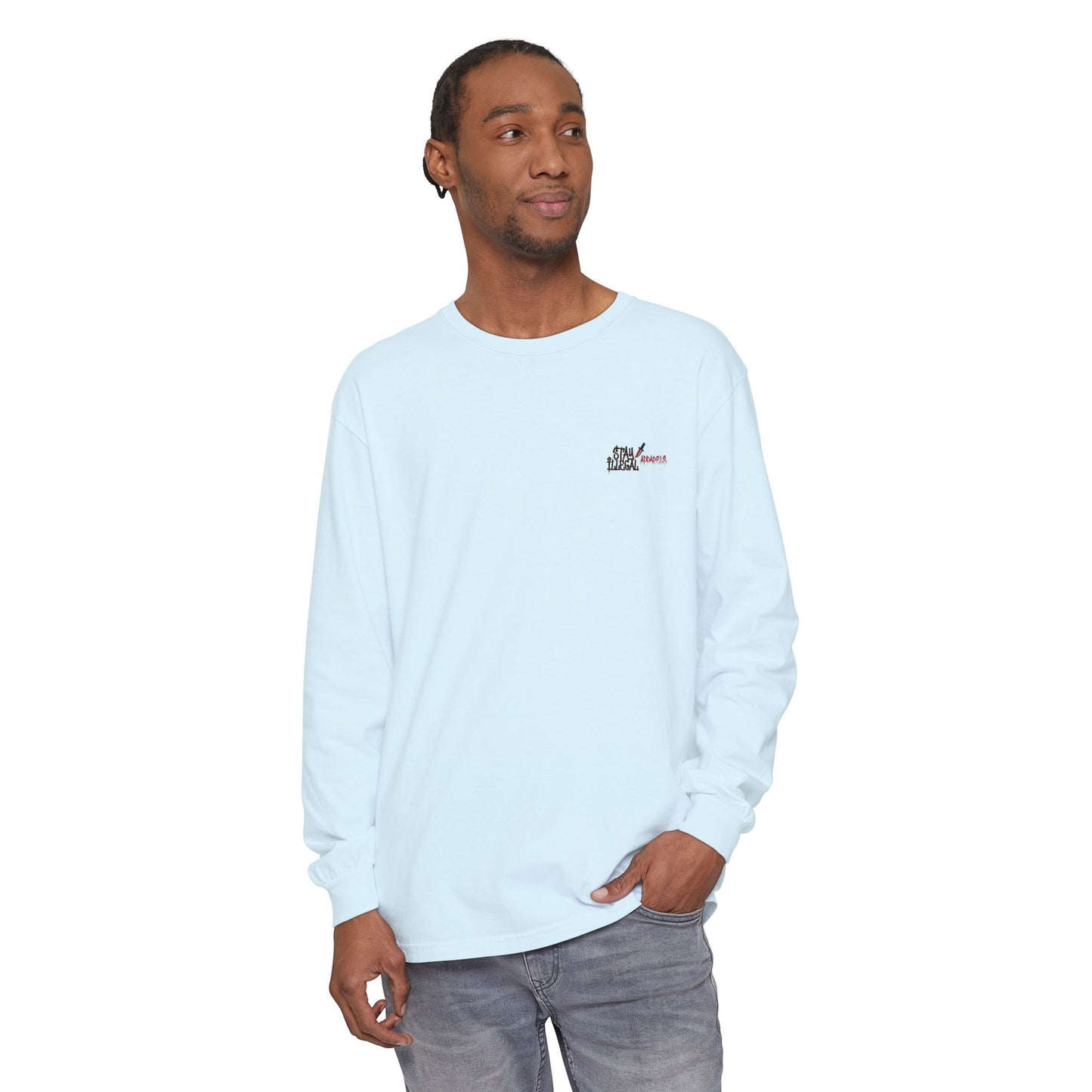 Stay Illegal Isignia - Plain Colour Long Sleeve Tee