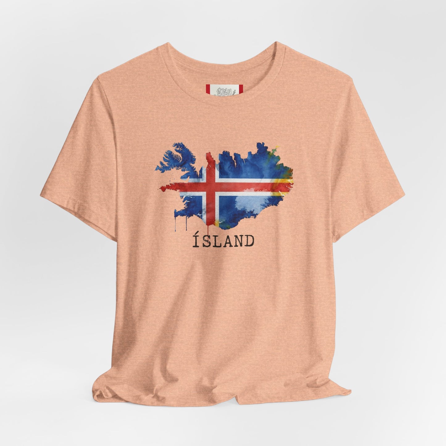 Country T‑Shirt — ÍSLAND (ICELAND)