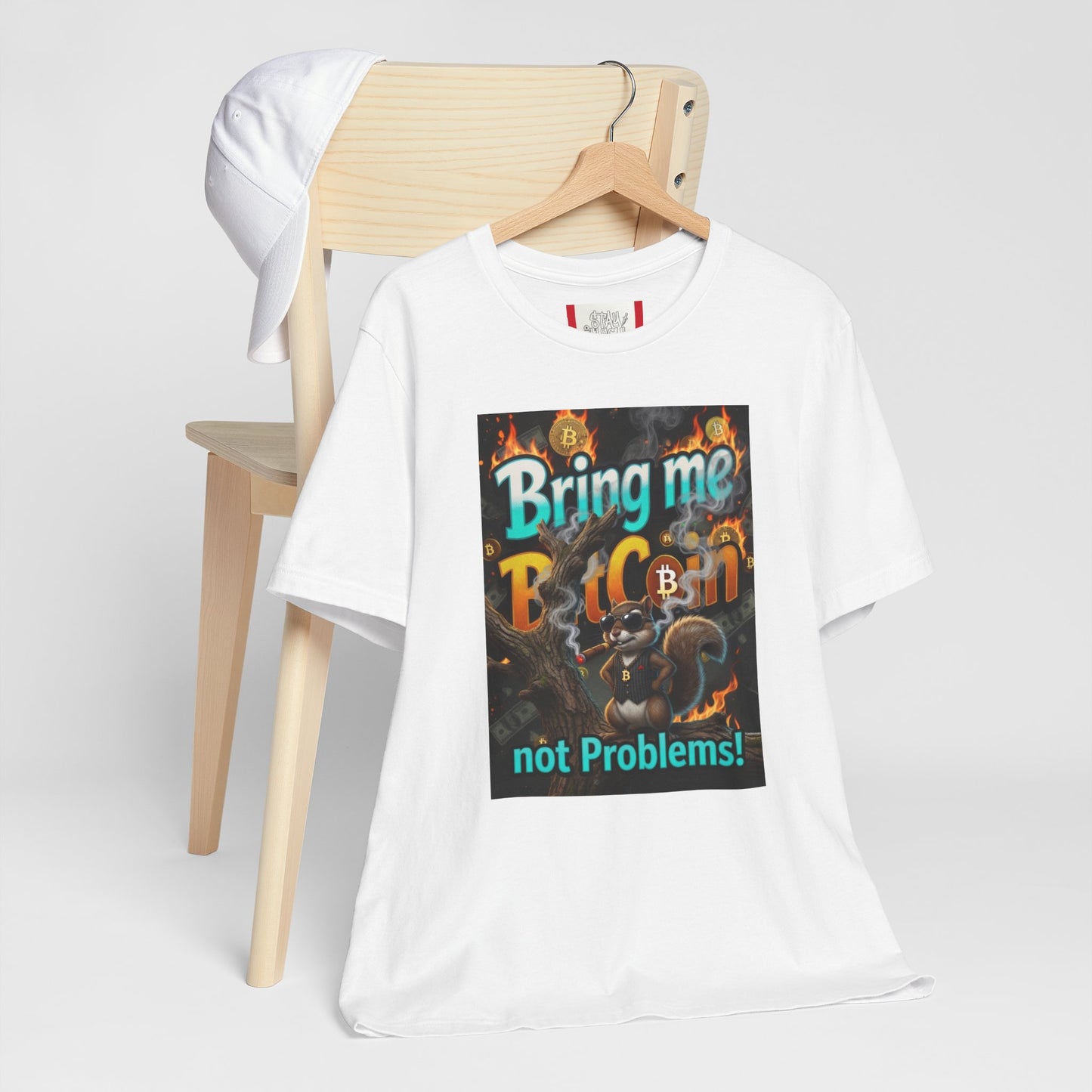 Stay Illegal "Bring Me BitCoin Squirrel" T‑Shirt