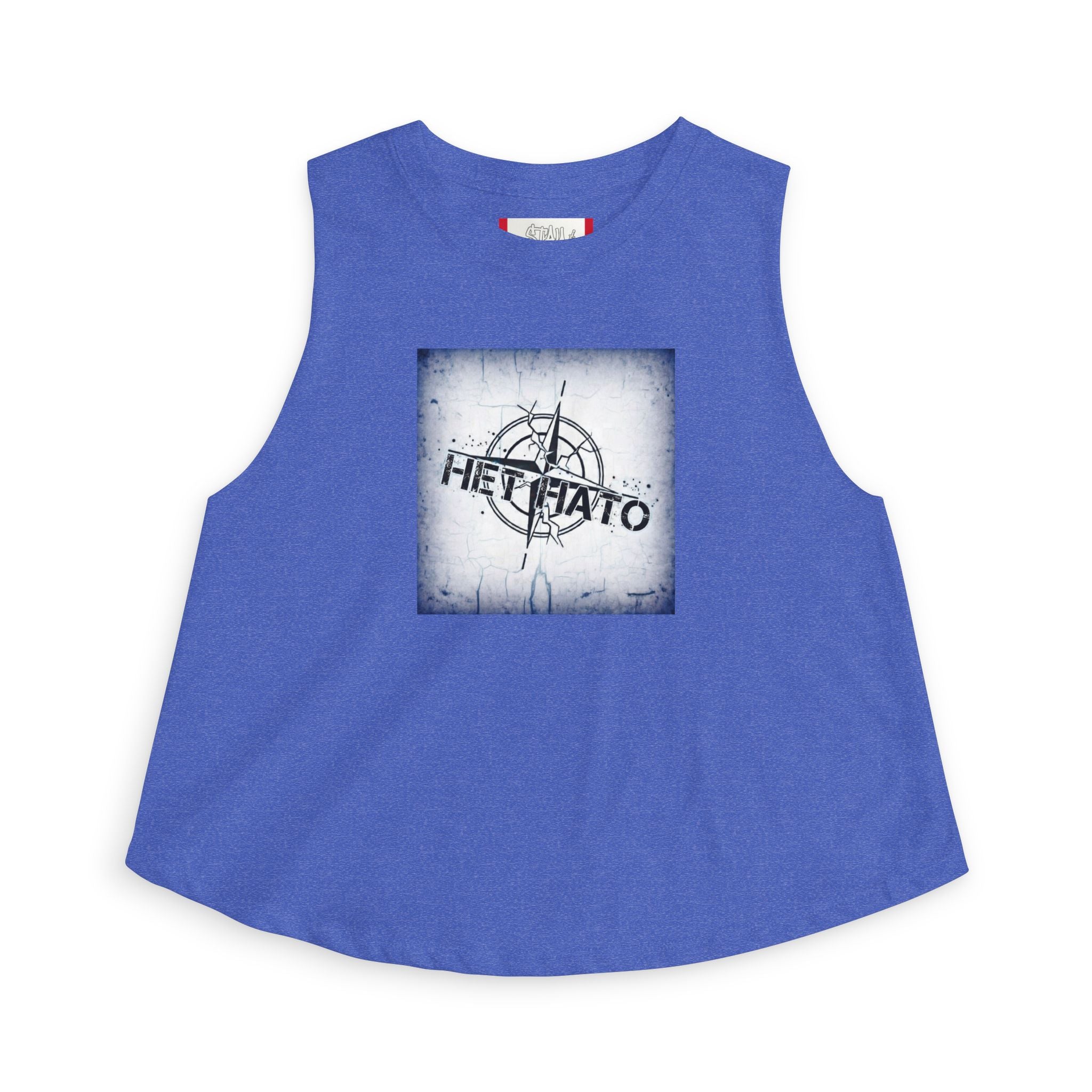 Crop Top — "NO To NATO" Women's BLUE/Russian