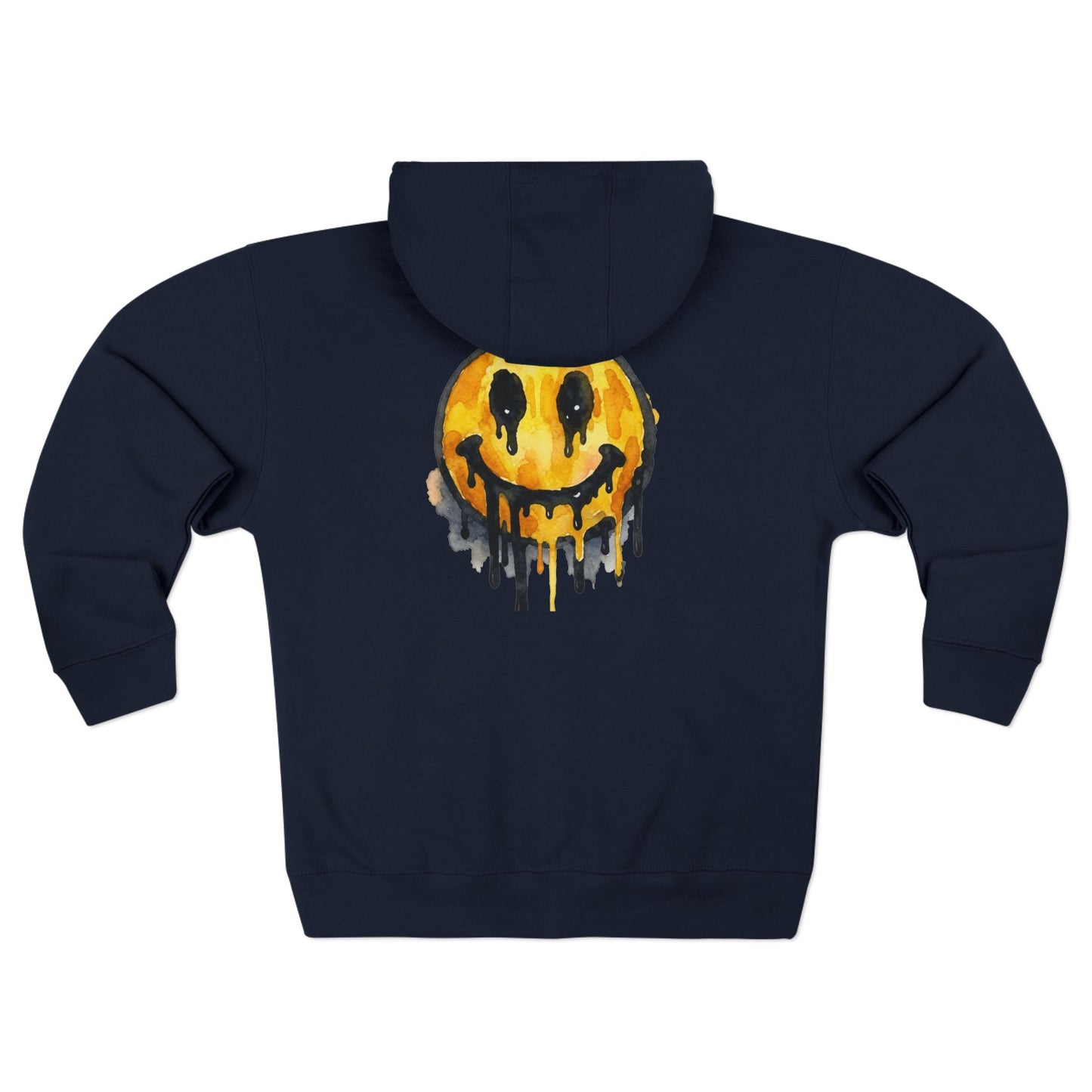 Smiley Drip Face Hoodie — Stay Illegal Zip Hoodie