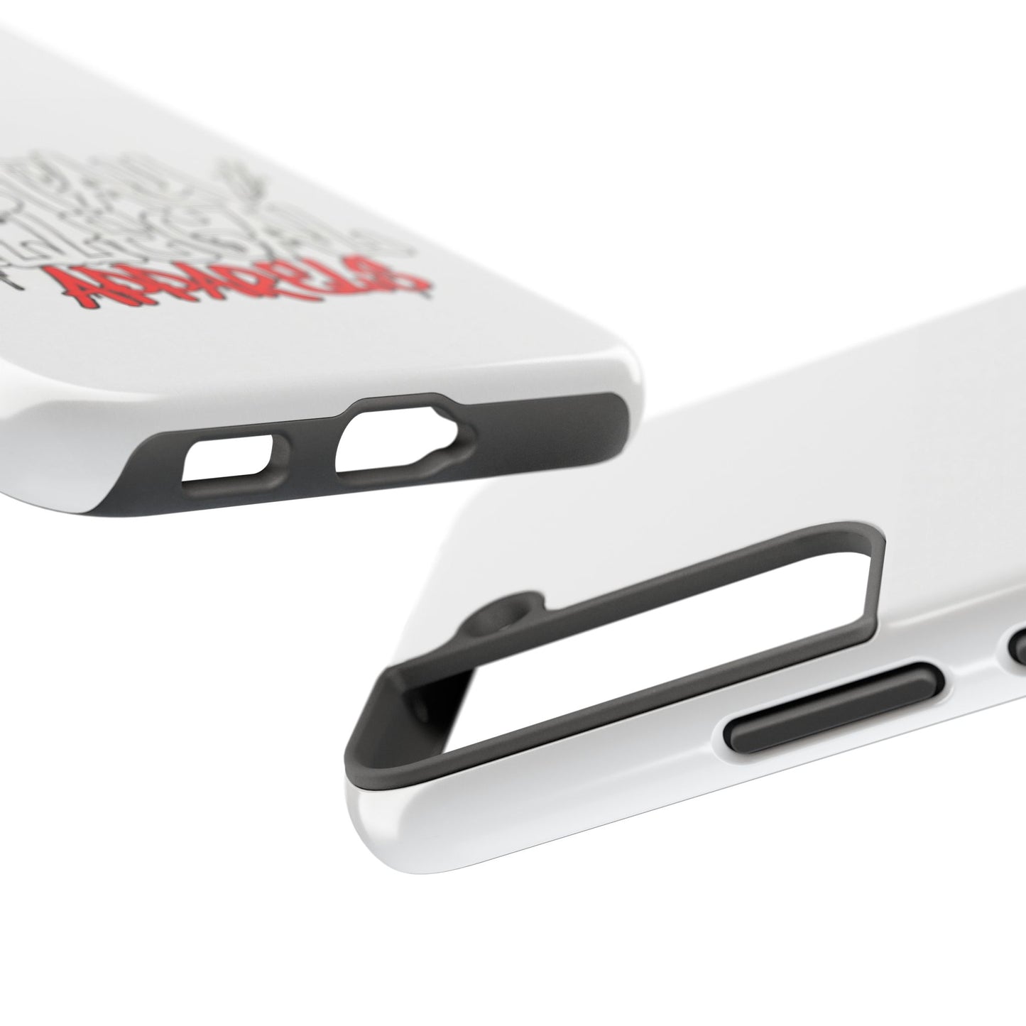 Coque de téléphone Stay Illegal - Blanc/Rouge robuste