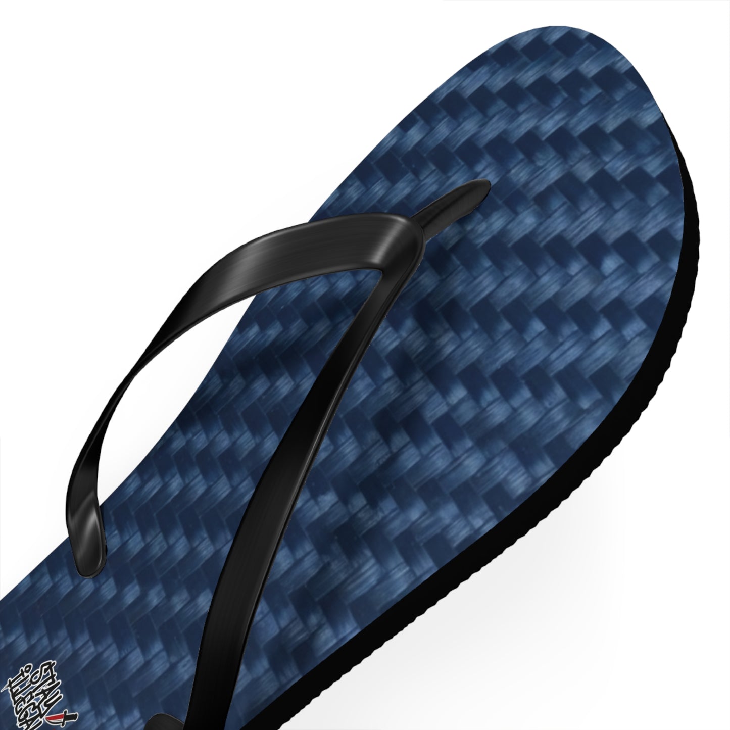 Carbon Fibre Flip Flops – Stay Illegal Blue