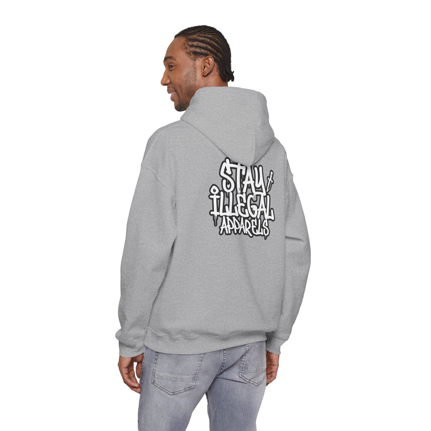 Stay Illegal Graffiti Hoodie - Policia Policia