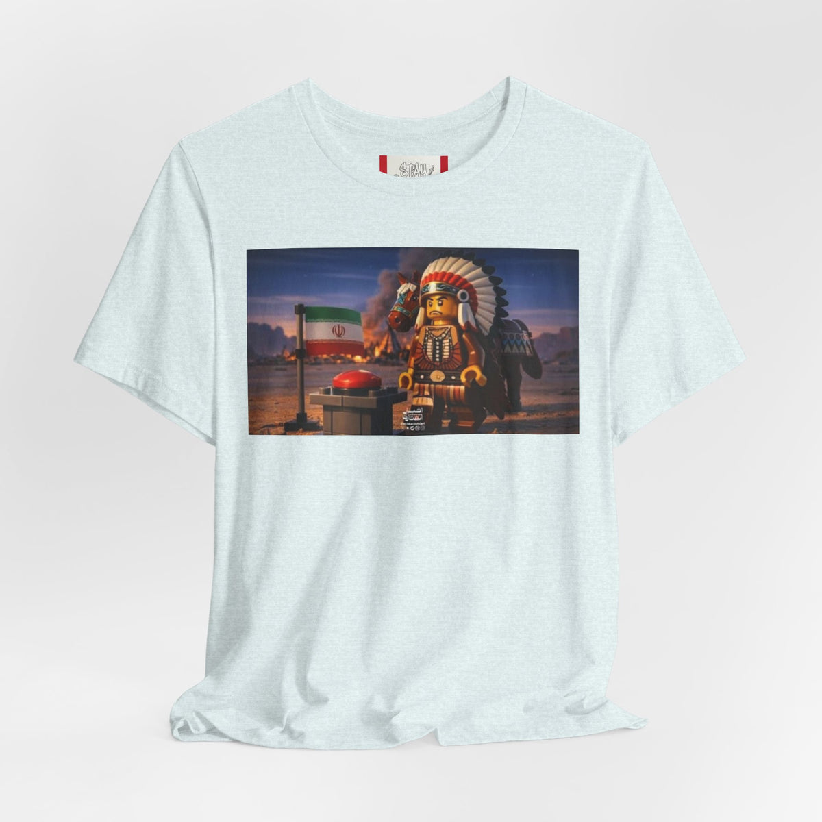 Propaganda T‑Shirt — IRAN LEGOS — USA Invaders