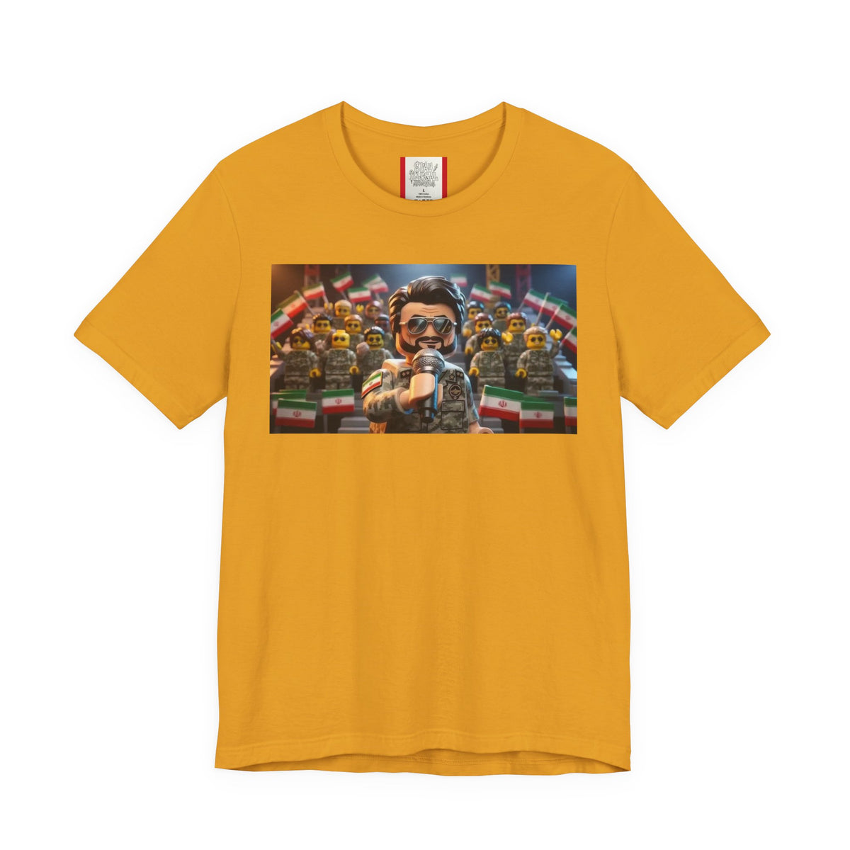 Propaganda T‑Shirt — IRAN LEGOS — IRGC Crowd Control