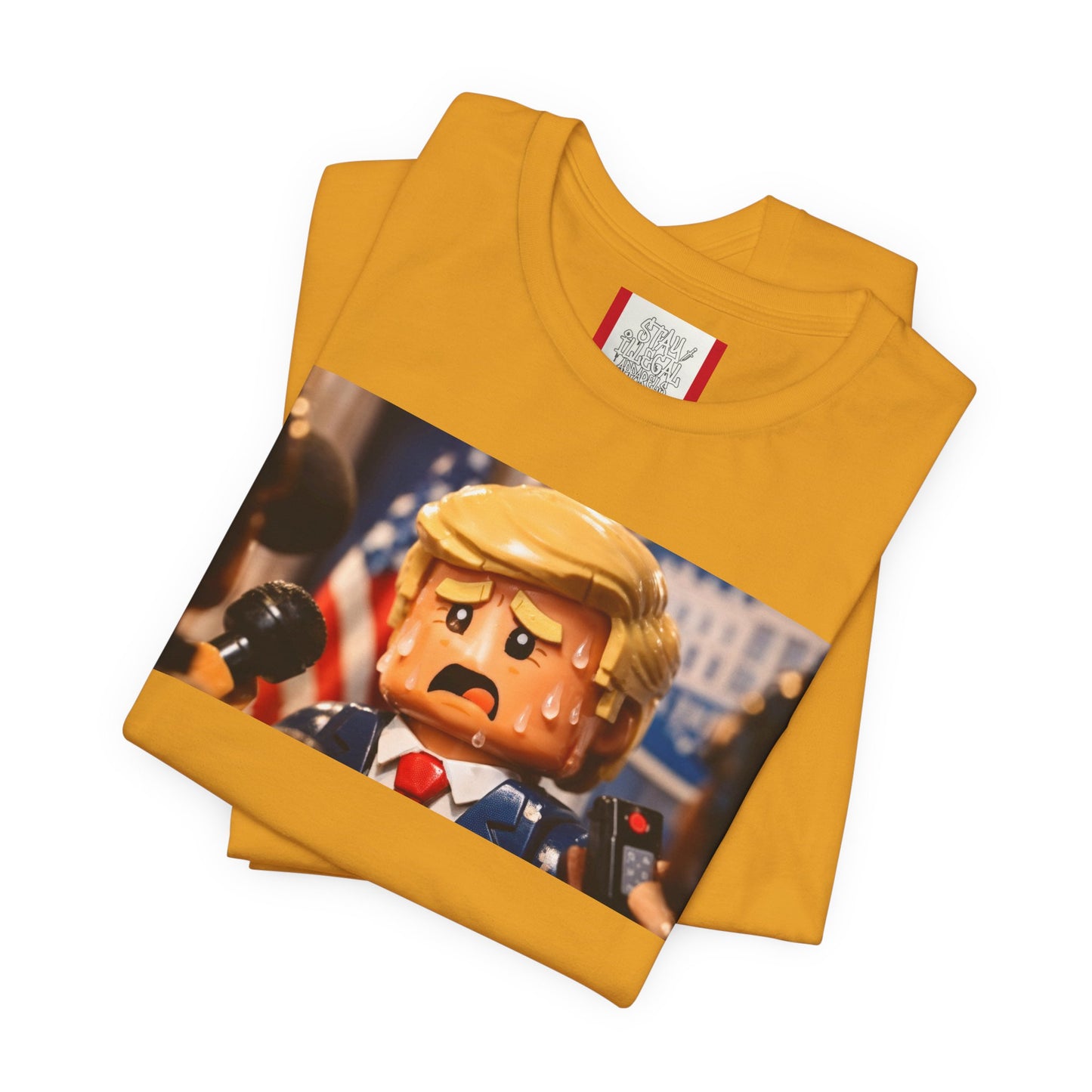 Propaganda T‑Shirt — IRAN LEGOS - Sweaty Trump
