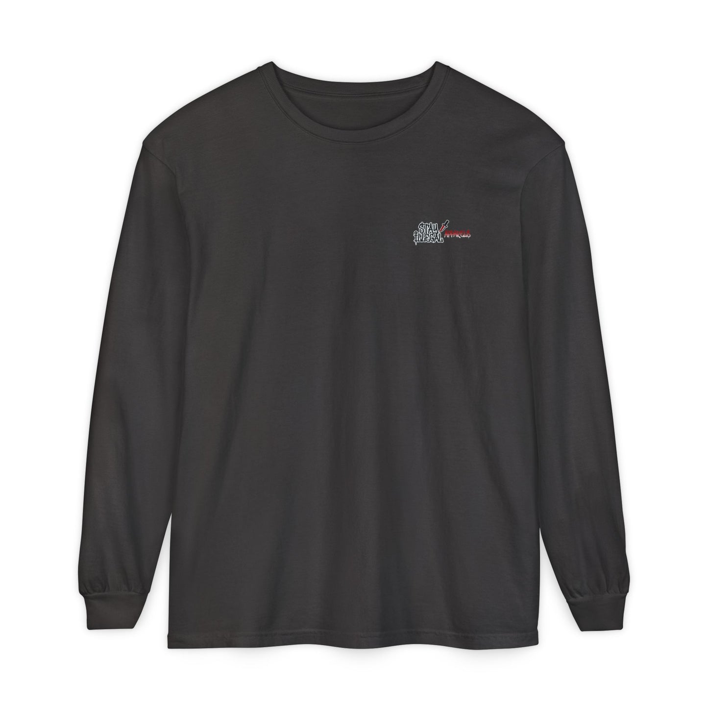 Stay Illegal Isignia - Plain Colour Long Sleeve Tee