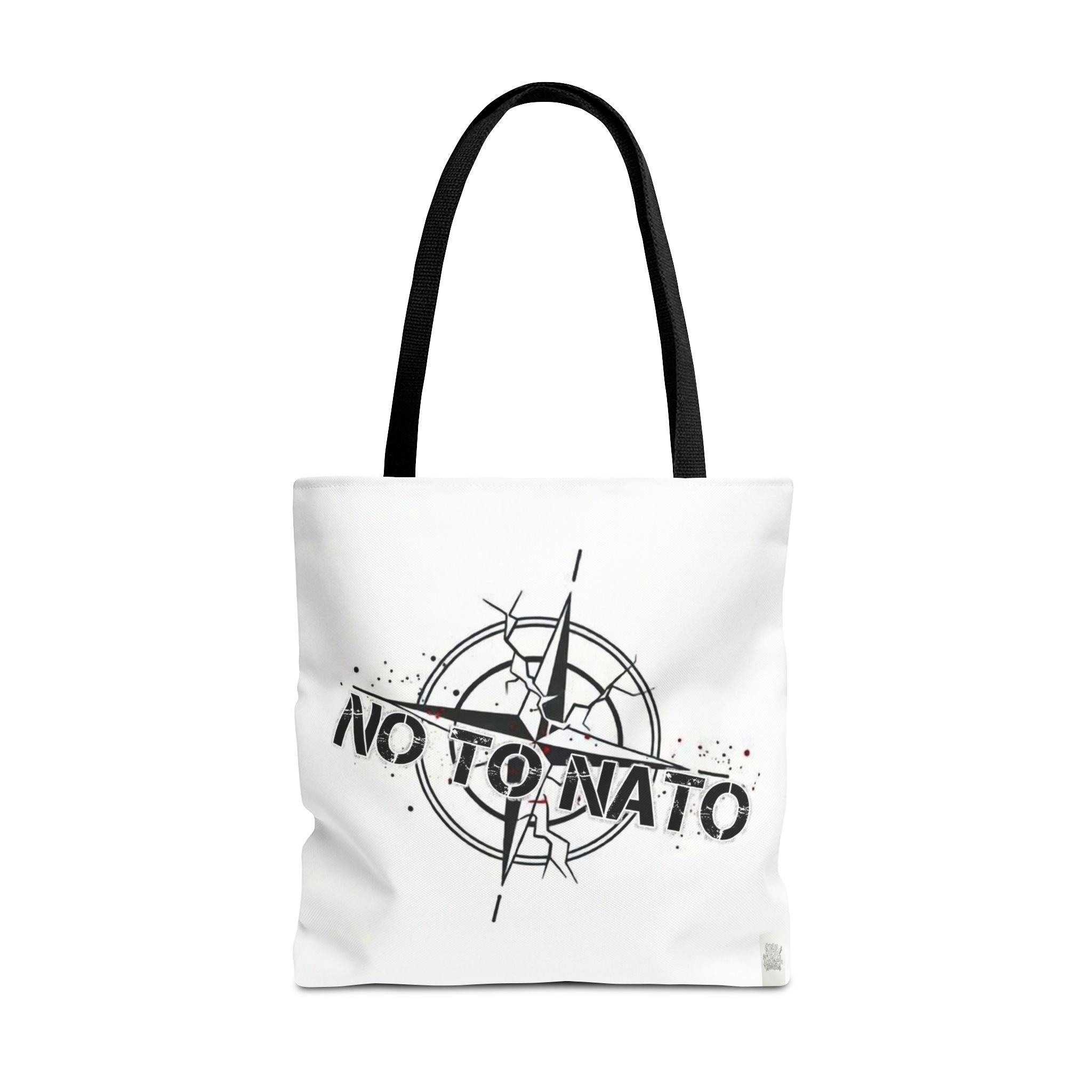 Compass Tote Bag — "NO To NATO / Het NATO" English/Russian
