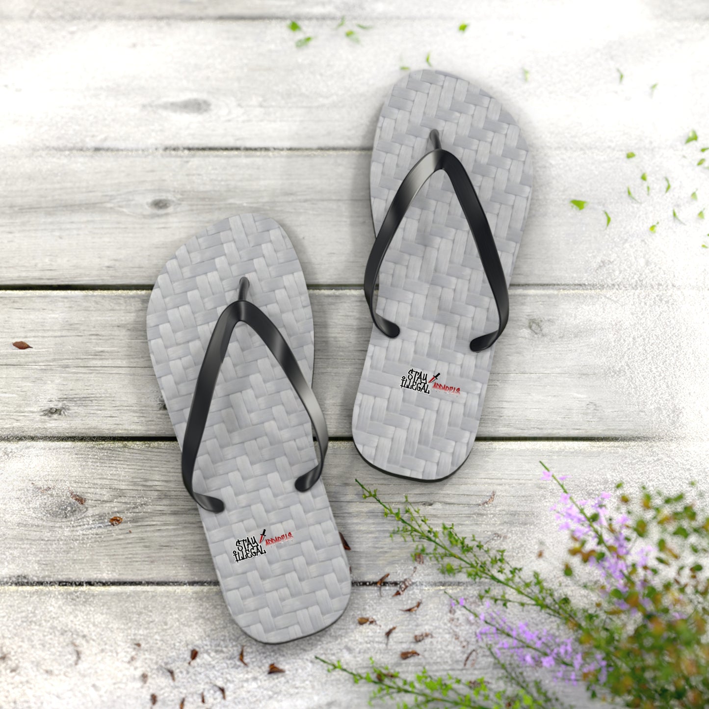 Carbon Fibre Flip Flops – Stay Illegal Grey