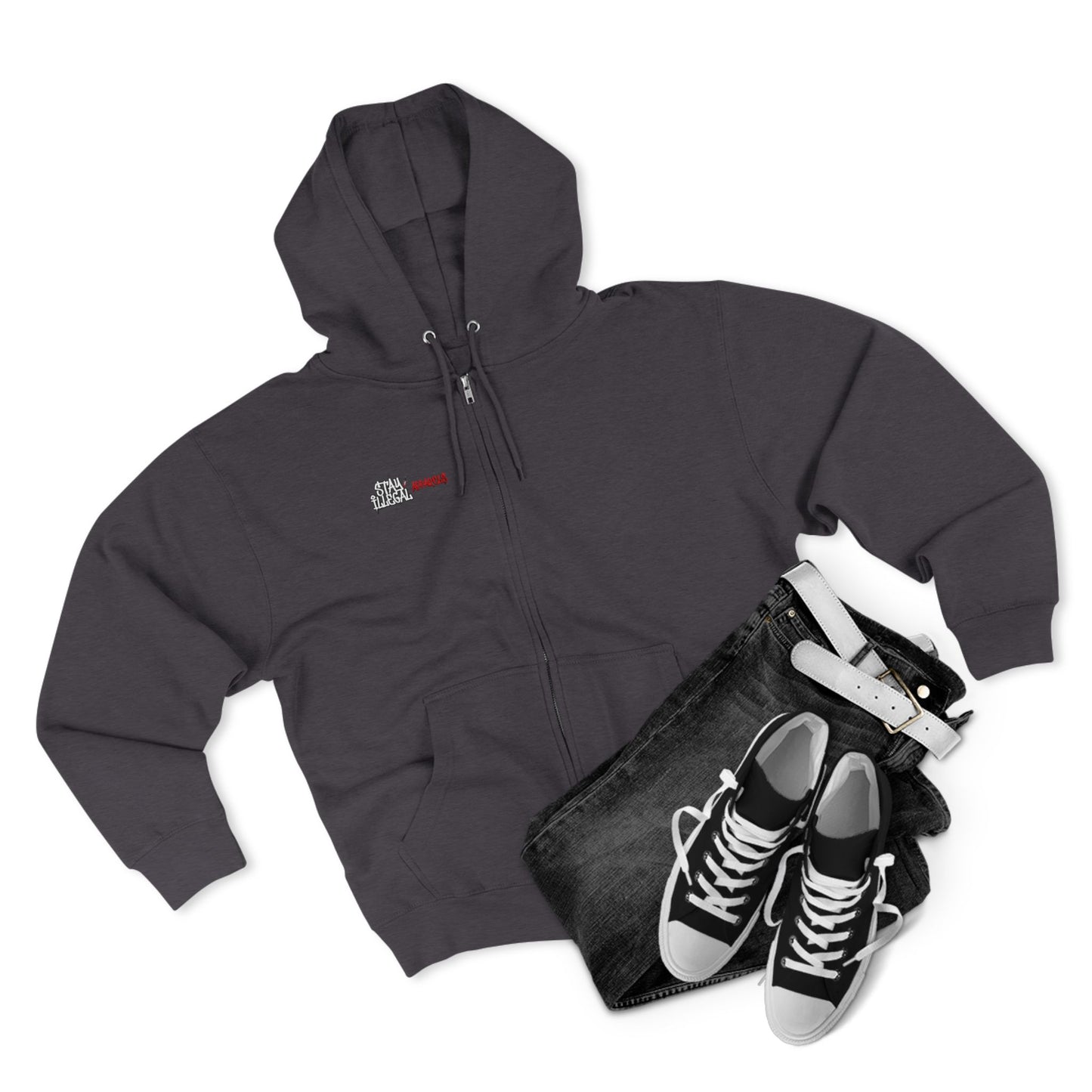 Stay Illegel Zip Hoodie