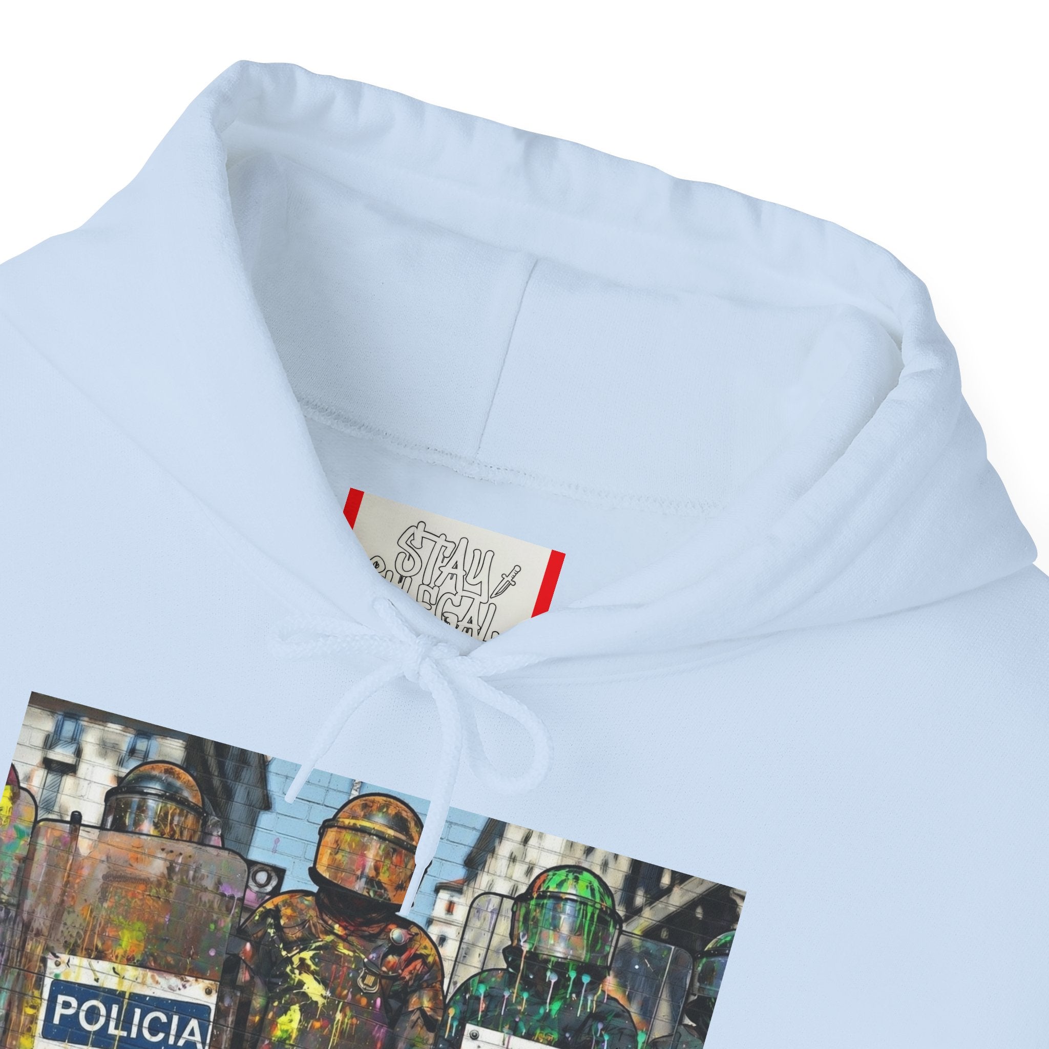 Stay Illegal Graffiti Hoodie - Policia Policia