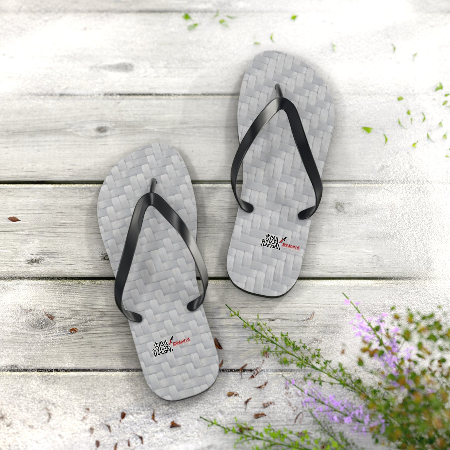 Carbon Fibre Flip Flops – Stay Illegal Grey