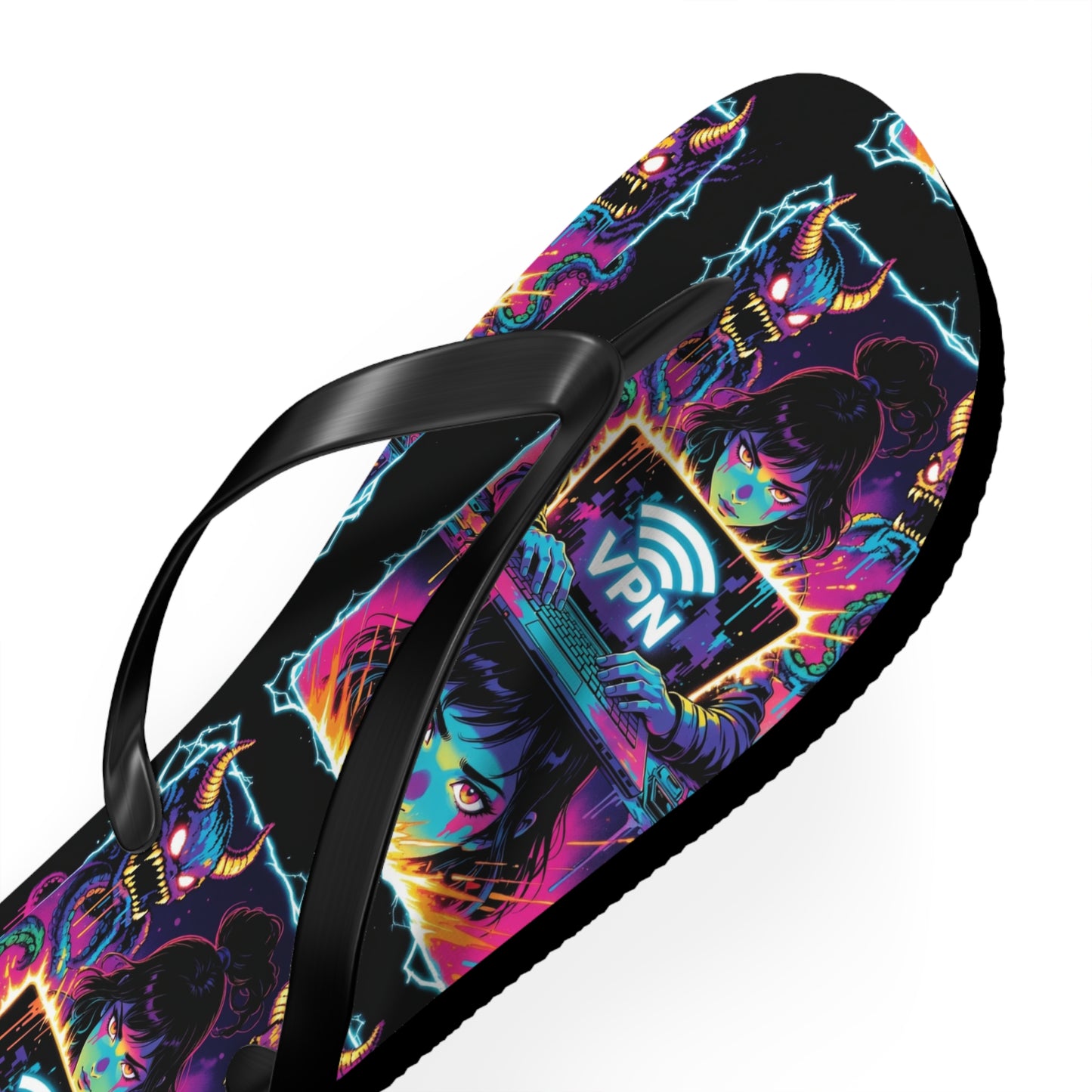 VPN Beach Flip Flops – Screen Time