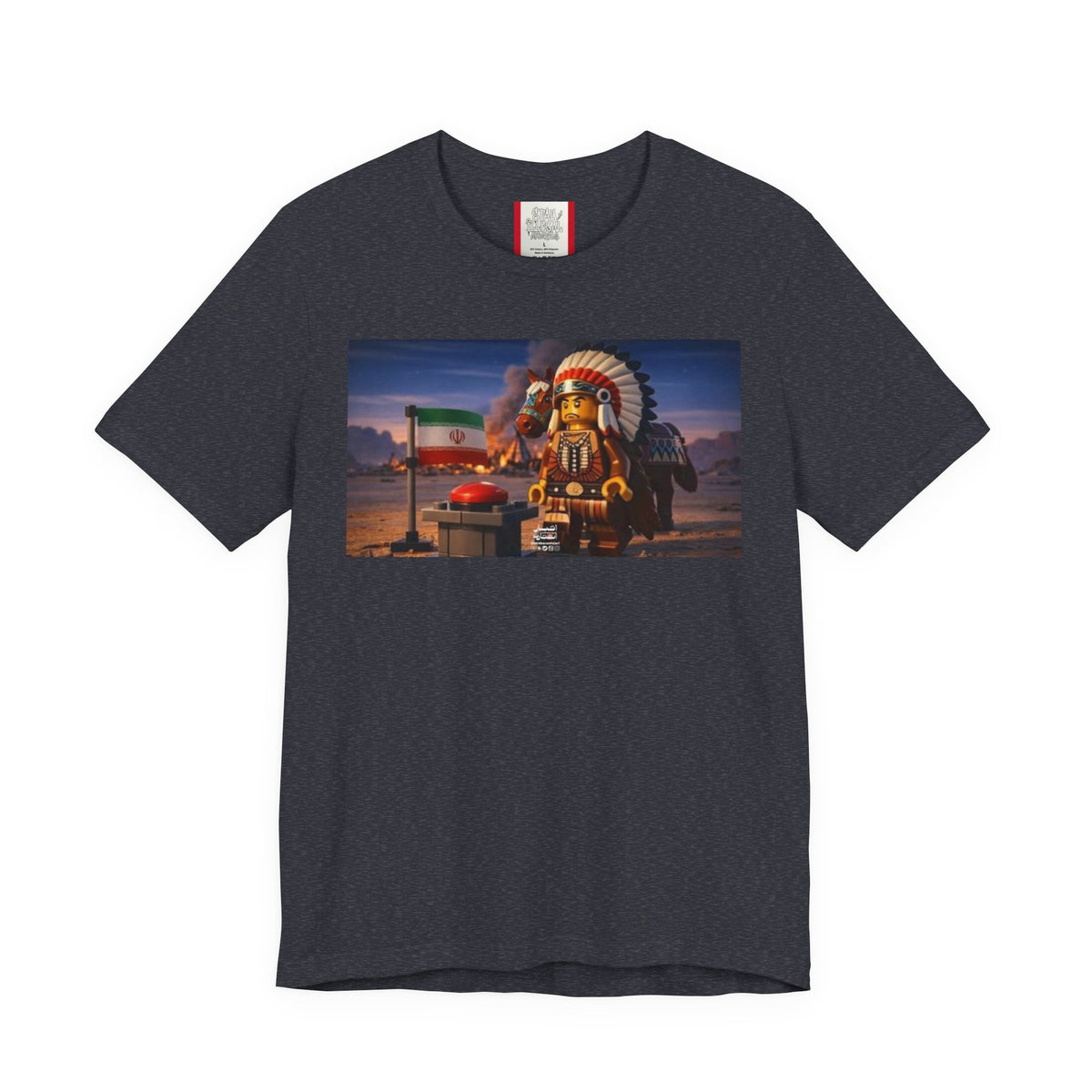Propaganda T‑Shirt — IRAN LEGOS — USA Invaders