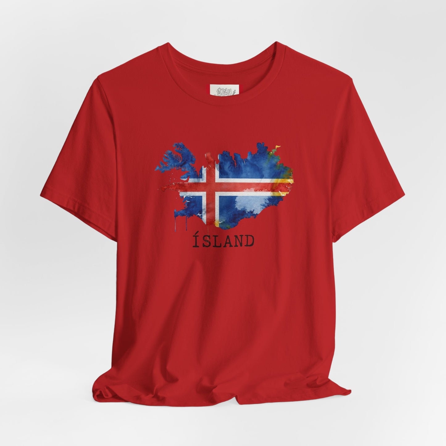 Country T‑Shirt — ÍSLAND (ICELAND)