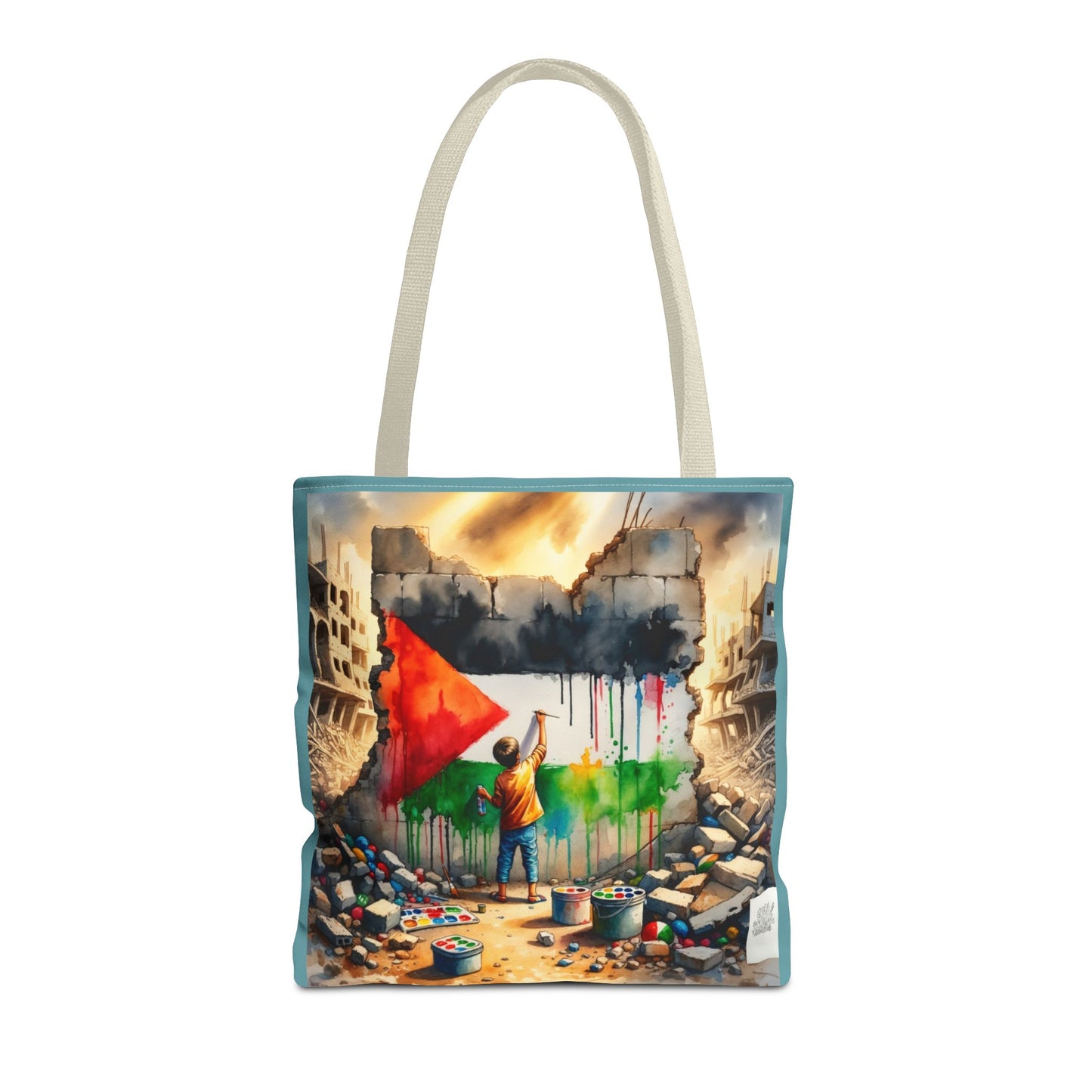Bolso de hombro Tote — Palestine Paint