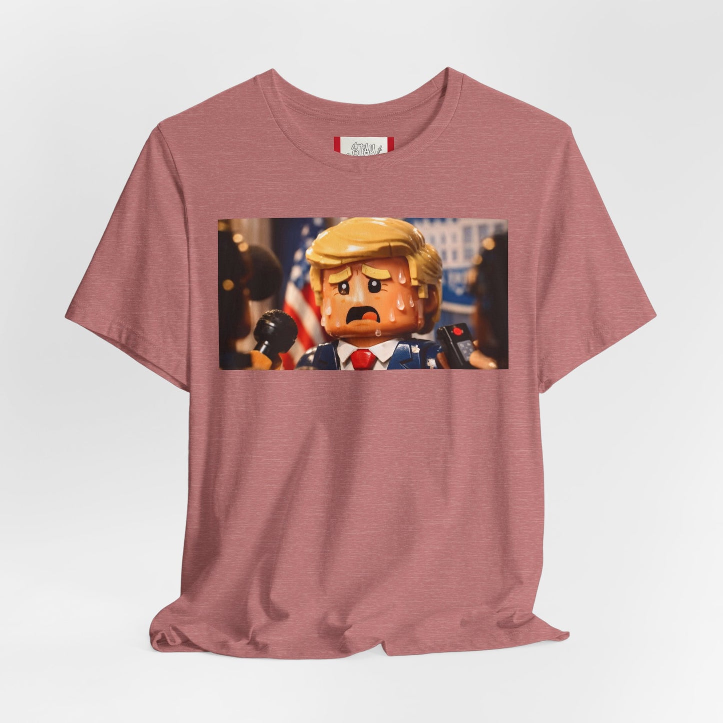 Propaganda T‑Shirt — IRAN LEGOS - Sweaty Trump