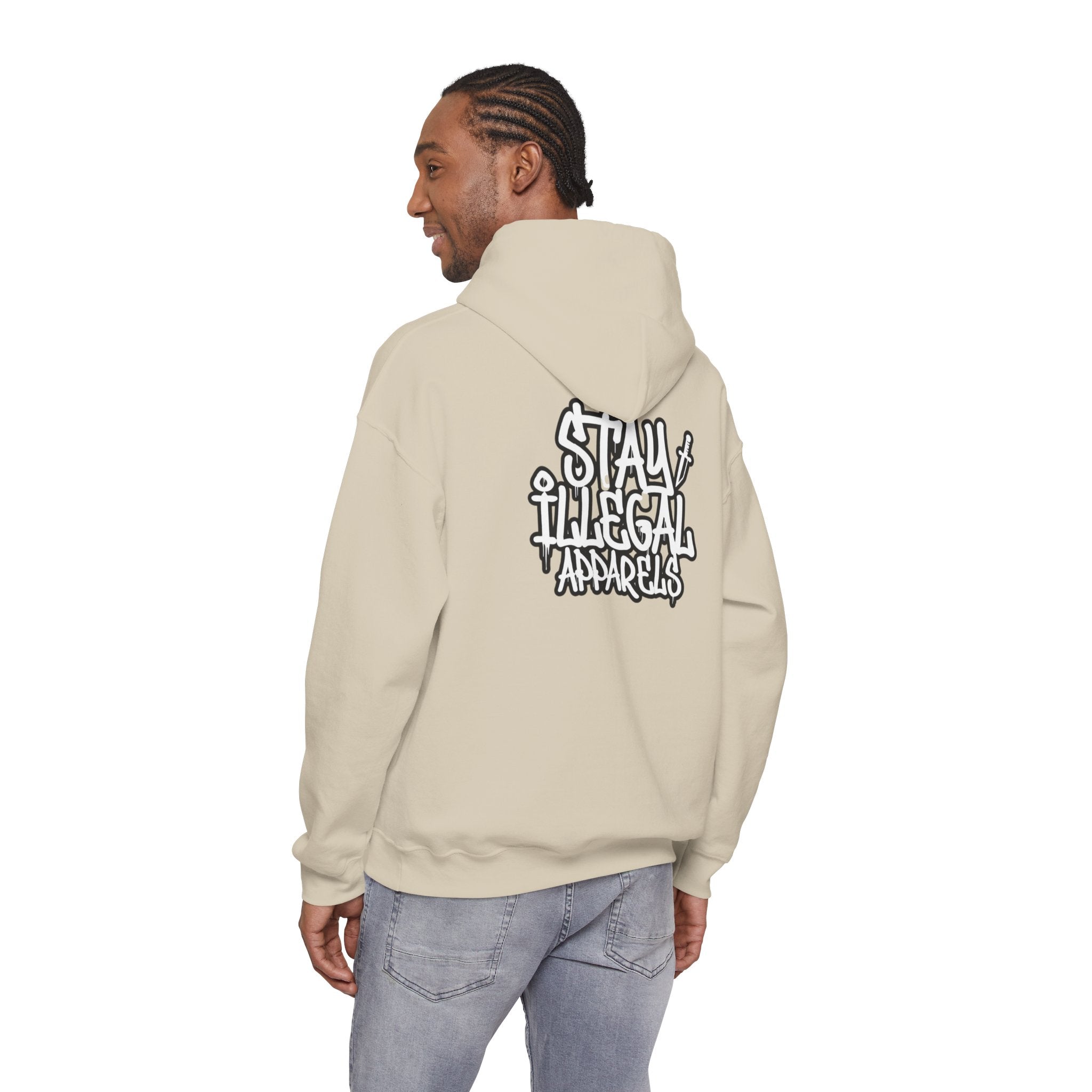 Stay Illegal Graffiti Hoodie - Policia Policia