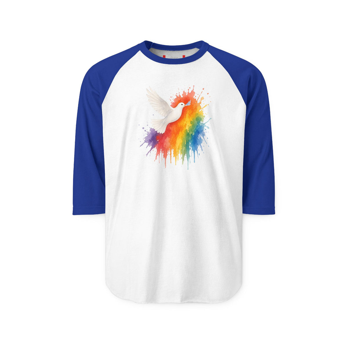 Stay Illegal Raglan 3/4 Sleeve T-Shirt — Gay Dove