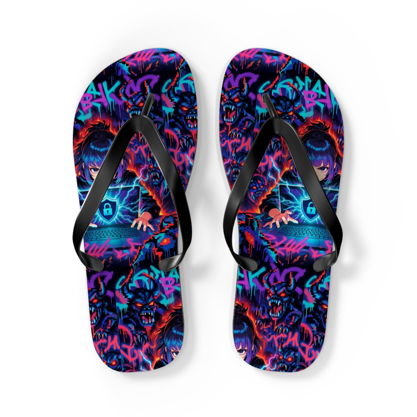 VPN Beach Flip Flops – Cyber Attack
