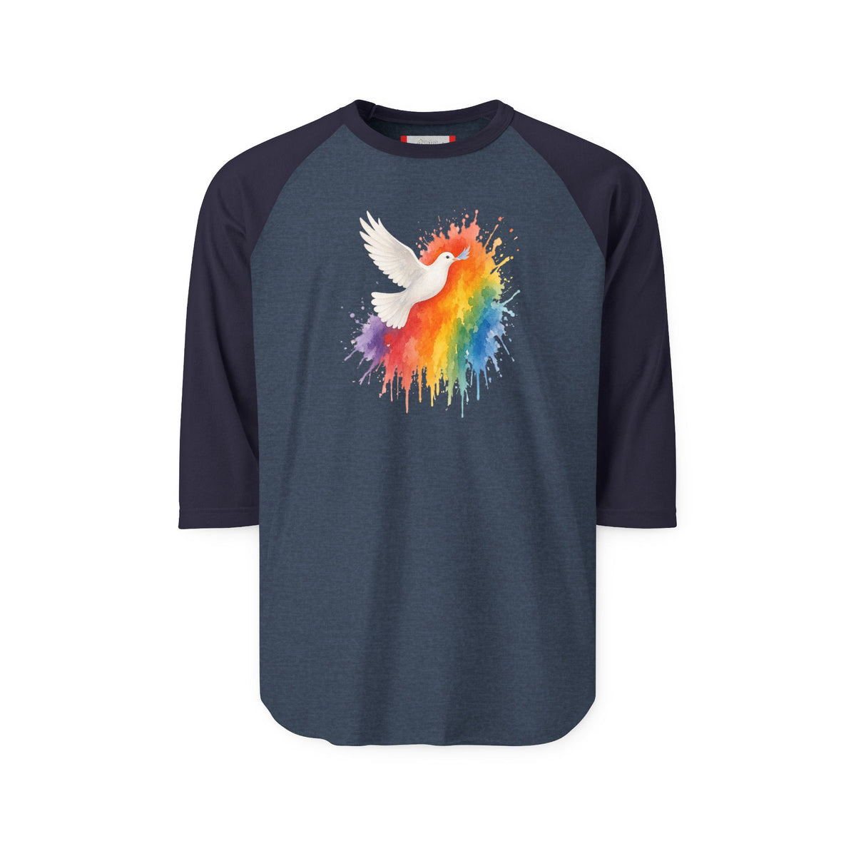 Stay Illegal Raglan 3/4 Sleeve T-Shirt — Gay Dove