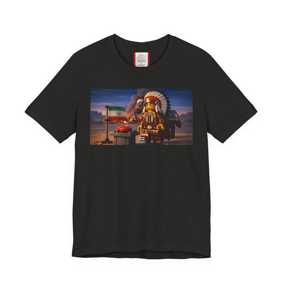 Propaganda T‑Shirt — IRAN LEGOS — USA Invaders