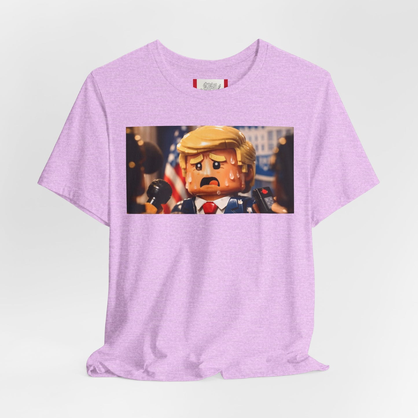 Propaganda T‑Shirt — IRAN LEGOS - Sweaty Trump