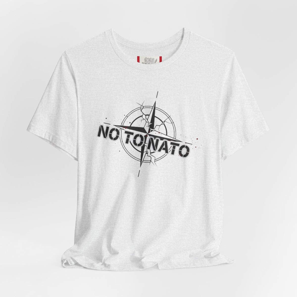 Protest T‑Shirt — "NO To NATO" English — White