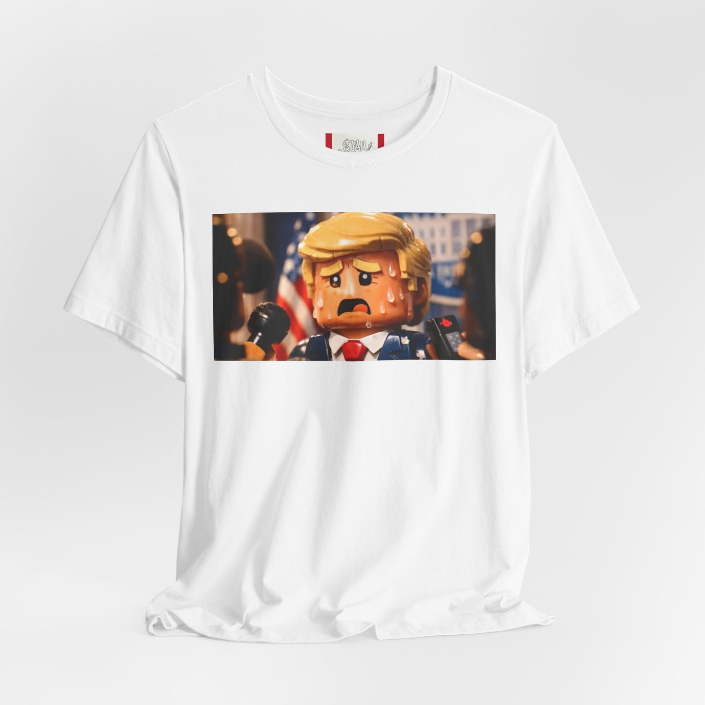 Propaganda T‑Shirt — IRAN LEGOS - Sweaty Trump