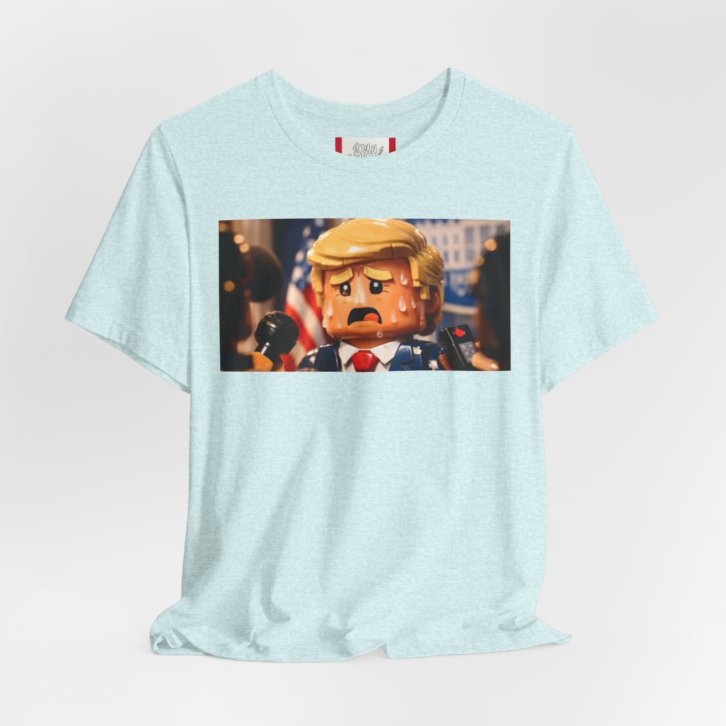 Propaganda T‑Shirt — IRAN LEGOS - Sweaty Trump