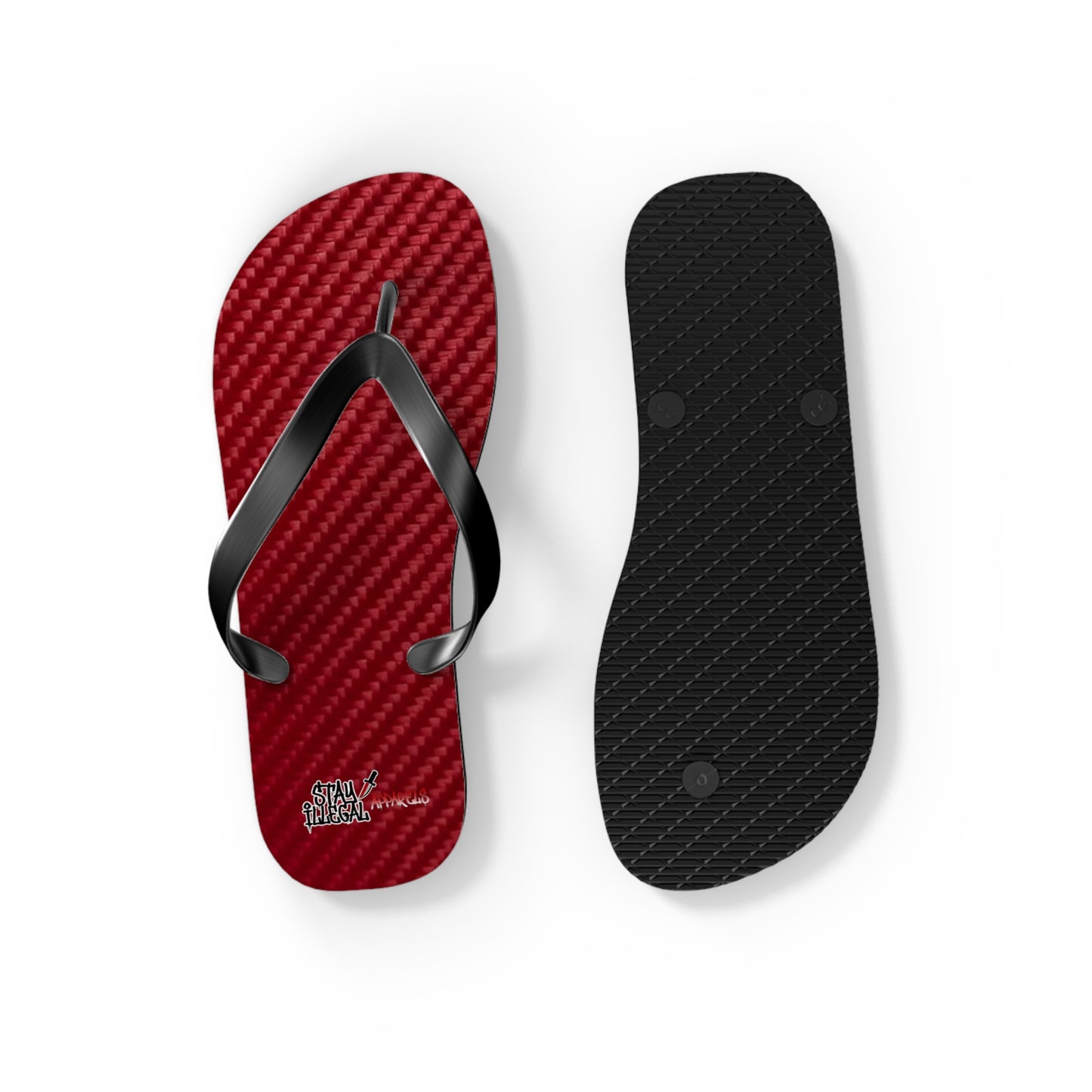 Carbon Fibre Flip Flops – Stay Illegal Claret