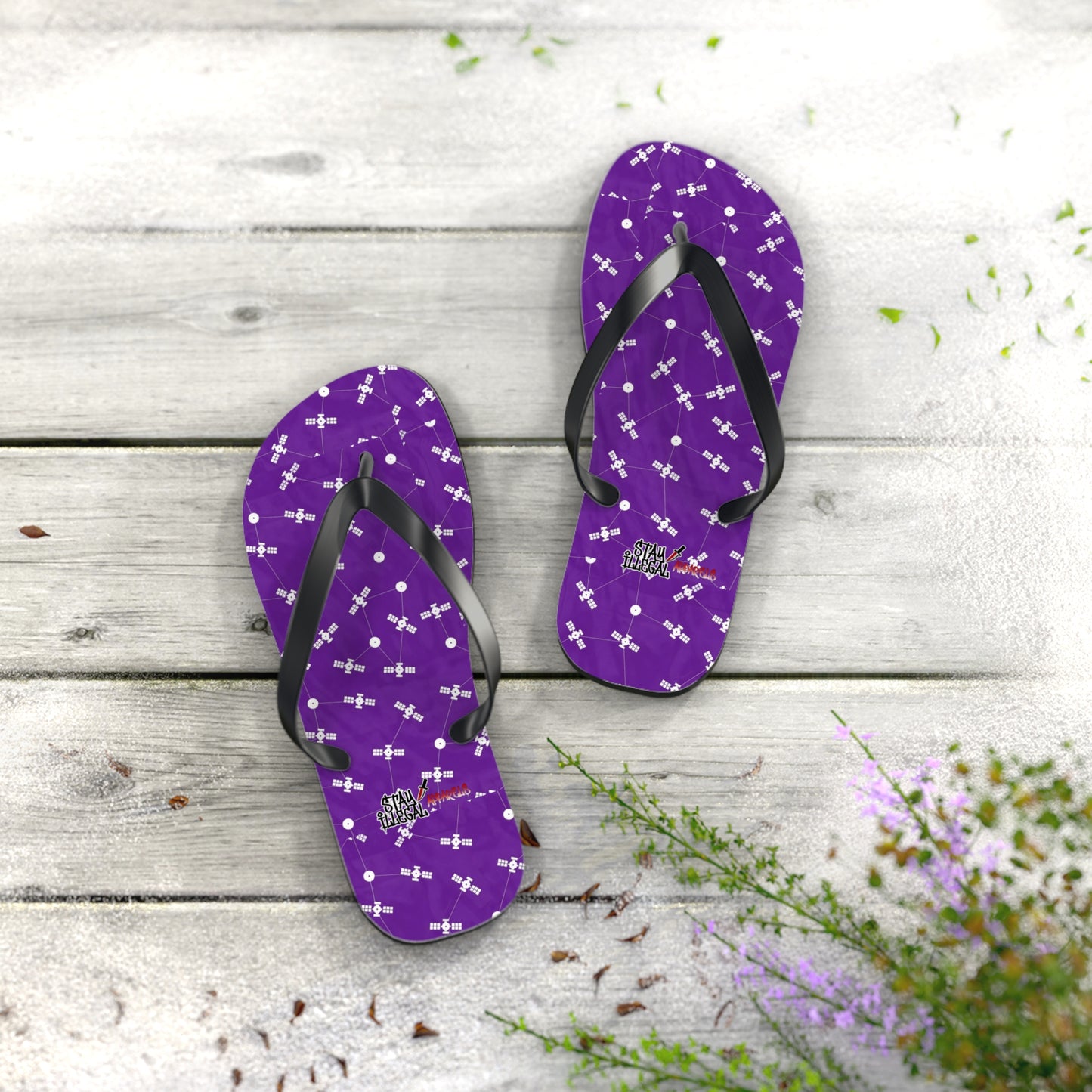 Satellite Flip Flops – Stay Illegal Satellite Purple Grape